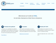 Tablet Screenshot of csgl.fr